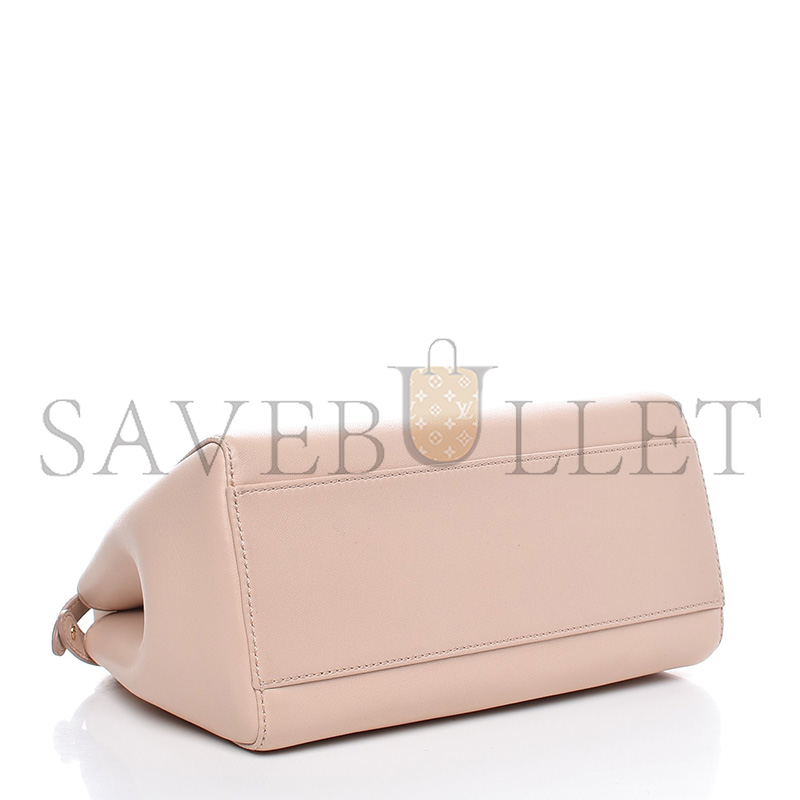 FENDI FF NAPPA MINI PEEKABOO ICONIC SATCHEL BLACK (23*18*11cm) 